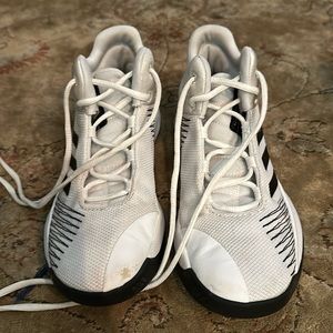 Adidas Pro Spark basketball shoes. white with black trim. Size 6 1/2 men’s